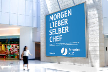 Grossplakat Klassische Werbung Kommunikation Grafikdesign Kommunikationsagentur Zürich Corporate Design