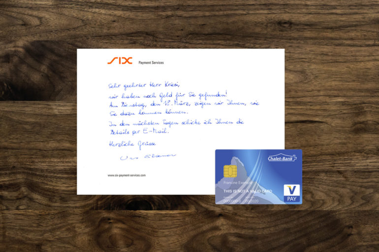 Direct Mailing_Klassische Werbung Kommunikationsagentur Zürich Banking