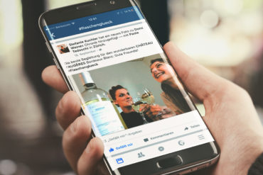 Social Media Facebook Kampagne Werbung Hashtag Kommunikation Online Wein