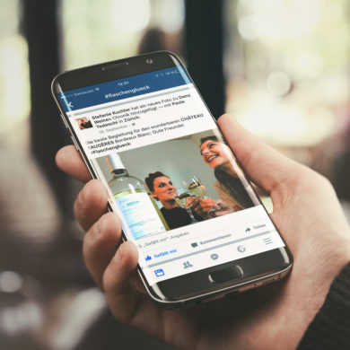 Social Media Facebook Kampagne Werbung Hashtag Kommunikation Online Wein
