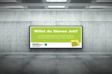 Therefore Werbeagentur Zürich Plakat Kampagne Headline Logo Branding Slogan Auftrag Werbung mit Wirkung Kommunikationsagentur