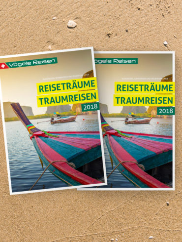Reisekatalog Corporate Publishing Grafikdesign Konzeption Kommunikation Agentur Zürich
