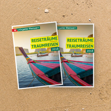 Reisekatalog Corporate Publishing Grafikdesign Konzeption Kommunikation Agentur Zürich