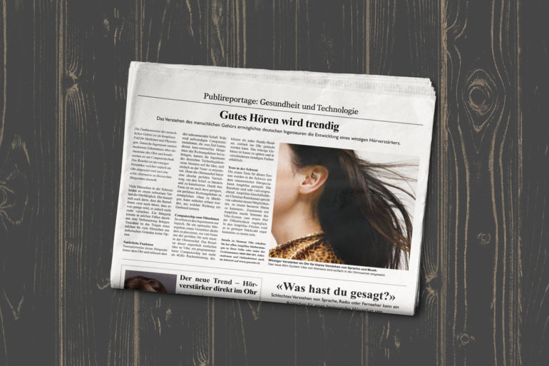 Kommunikationsagentur Zürich Publireportage Zeitung Content Klassische Werbung