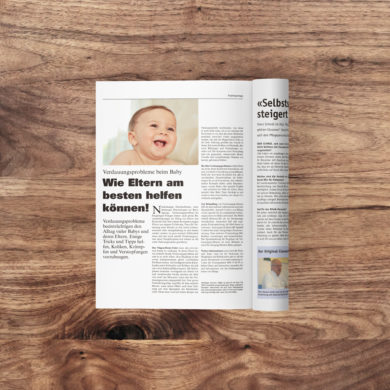 Publireportage Zeitung Content Kommunikationsagentur Zürich Corporate Publishing