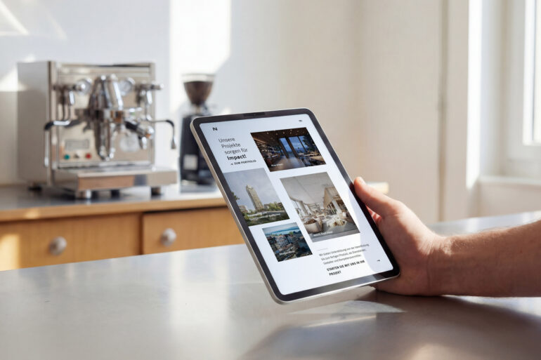 Nightnurse Images - Mockup Website Tablet