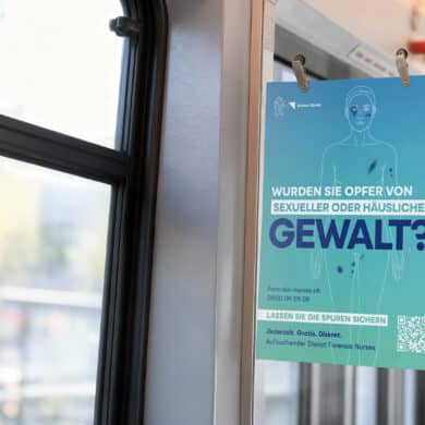 Tramplakat Kampagne Forensic Nurses